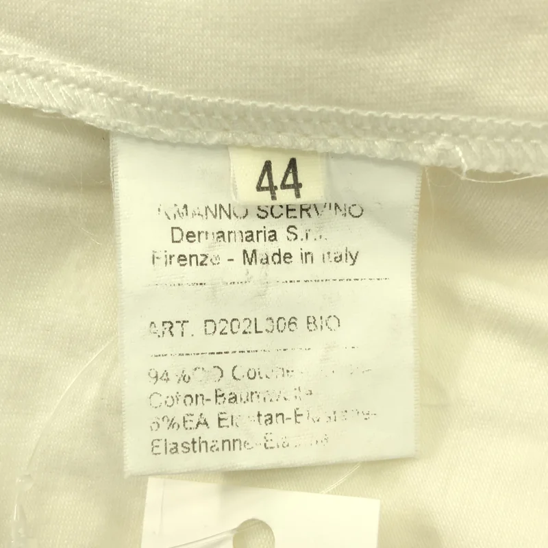 ERMANNO SCERVINO / エルマンノシェルヴィーノ | 異素材切替 ピンタックライン カットソー | 44 | レディース