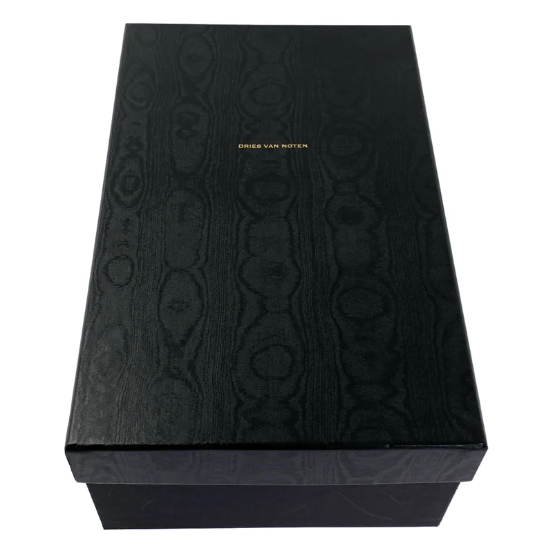 DRIES VAN NOTEN / ドリスヴァンノッテン | パテントレザー ヒール レースアップ シューズ | 36.5 | レディース