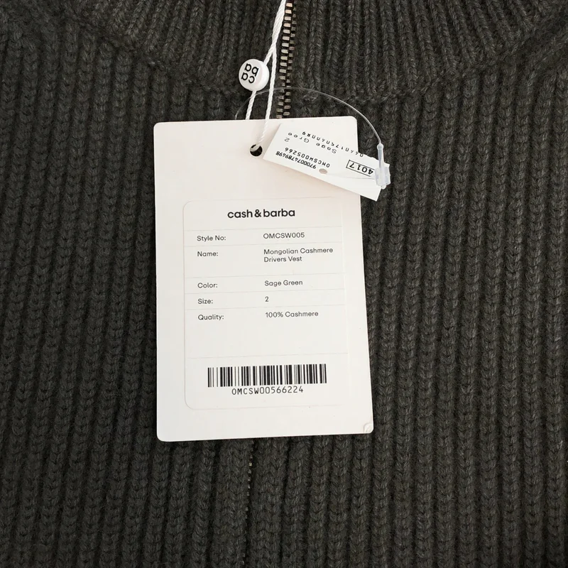 cash&barba / キャッシュアンドバルバ | 2024AW | Mongorian Cashmere Drivers Vest / モンゴリアンカシミヤ ドライバーズベスト | 2 | メンズ
