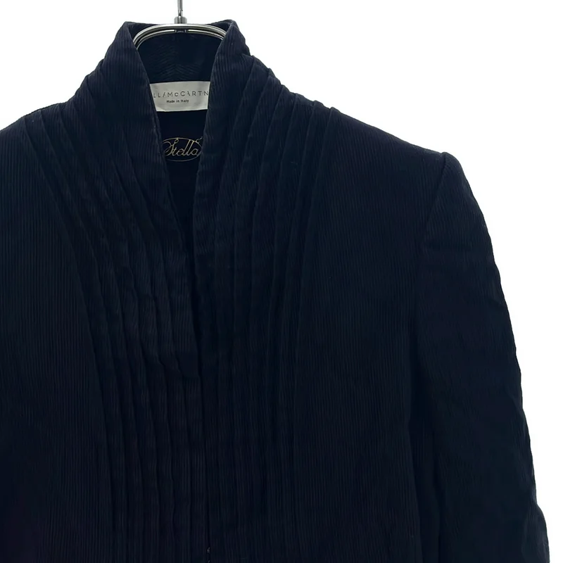 STELLA McCARTNEY / ステラマッカートニー | コットン ピンタック フック ジャケット | 38 | レディース