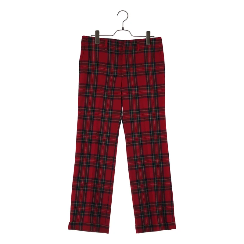 JUNYA WATANABE COMME des GARCONS / ジュンヤワタナベ | 2000AW | タータンチェック スラックス パンツ | M | レディース