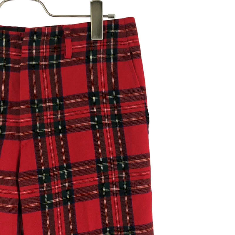 JUNYA WATANABE COMME des GARCONS / ジュンヤワタナベ | 2000AW | タータンチェック スラックス パンツ | M | レディース