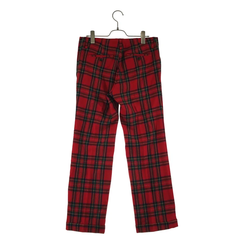 JUNYA WATANABE COMME des GARCONS / ジュンヤワタナベ | 2000AW | タータンチェック スラックス パンツ | M | レディース