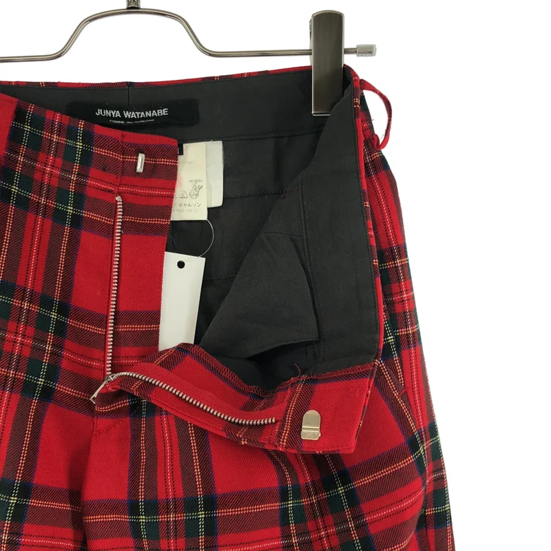 JUNYA WATANABE COMME des GARCONS / ジュンヤワタナベ | 2000AW | タータンチェック スラックス パンツ | M | レディース