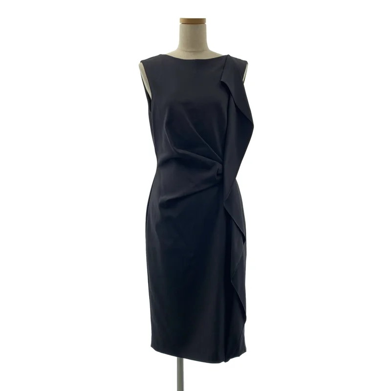 ESCADA / エスカーダ | シルクストレッチ ノースリーブワンピース | 36 | レディース