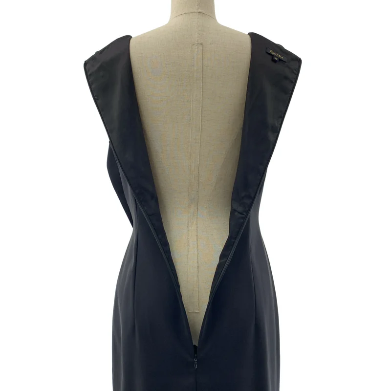 ESCADA / エスカーダ | シルクストレッチ ノースリーブワンピース | 36 | レディース