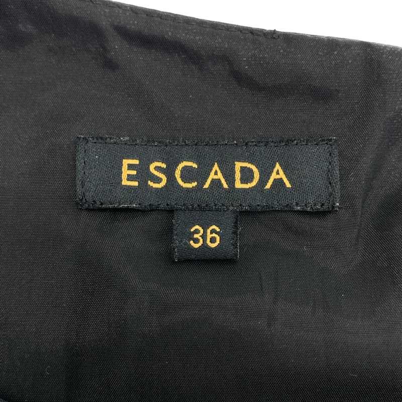 ESCADA / エスカーダ | シルクストレッチ ノースリーブワンピース | 36 | レディース