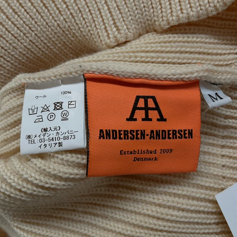 ANDERSEN-ANDERSEN / アンデルセンアンデルセン | プルオーバー リブ ニット | M | メンズ