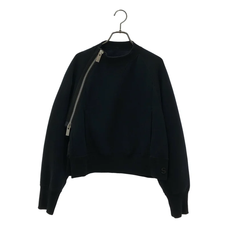 sacai / サカイ | Sponge Sweat Pullover ジップスウェット | 1 | レディース