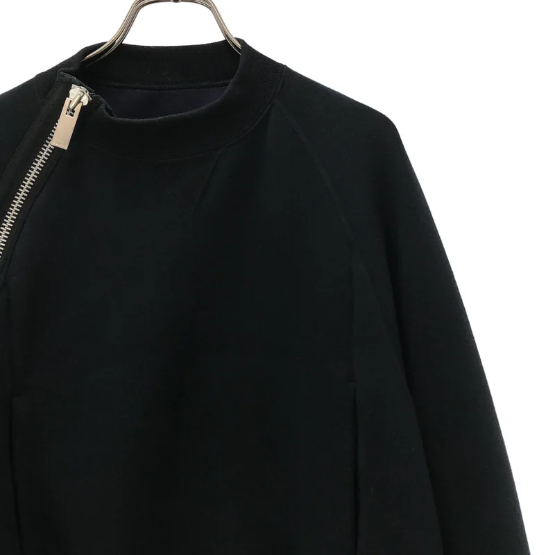 sacai / サカイ | Sponge Sweat Pullover ジップスウェット | 1 | レディース
