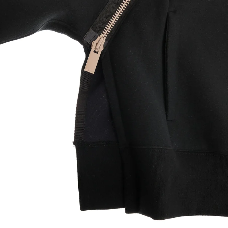 sacai / サカイ | Sponge Sweat Pullover ジップスウェット | 1 | レディース