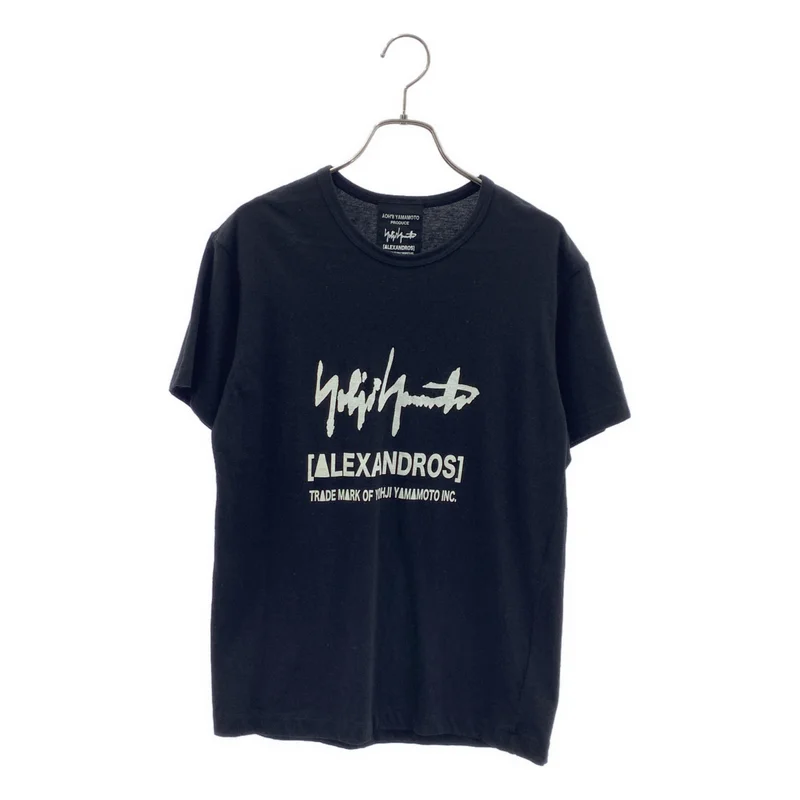 YOHJI YAMAMOTO POUR HOMME / ヨウジヤマモトプールオム | 2017AW | × ALEXANDROS / アレキサンドロス / ロゴプリントTシャツ | 1 | メンズ