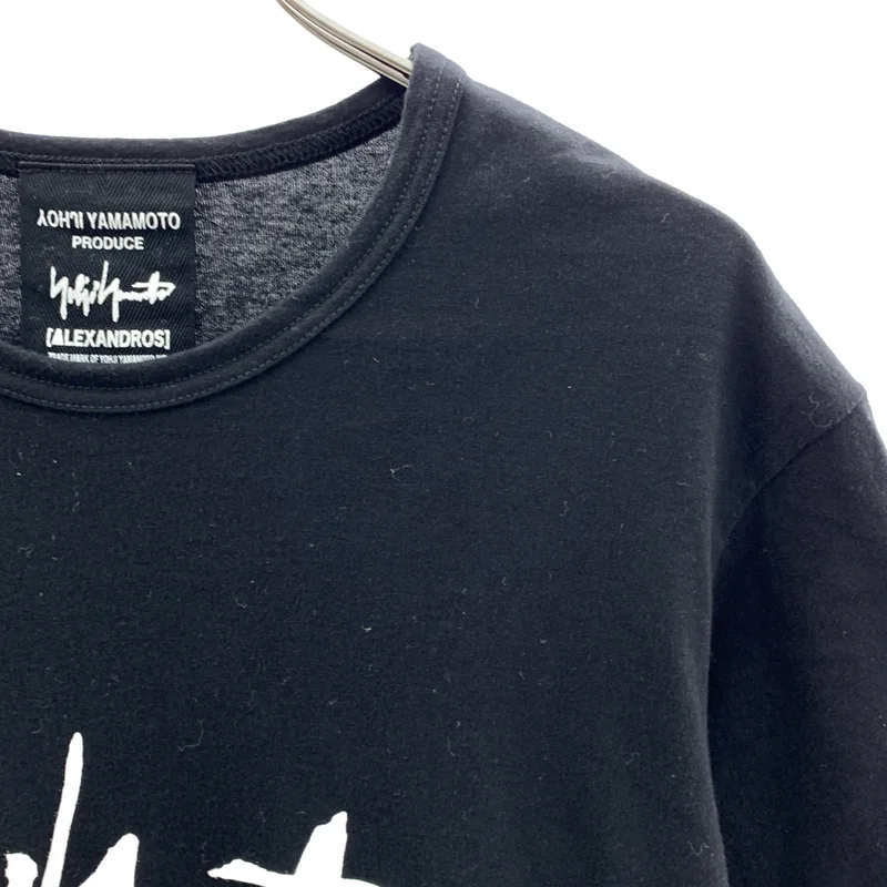 YOHJI YAMAMOTO POUR HOMME / ヨウジヤマモトプールオム | 2017AW | × ALEXANDROS / アレキサンドロス / ロゴプリントTシャツ | 1 | メンズ