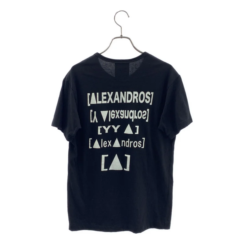 YOHJI YAMAMOTO POUR HOMME / ヨウジヤマモトプールオム | 2017AW | × ALEXANDROS / アレキサンドロス / ロゴプリントTシャツ | 1 | メンズ