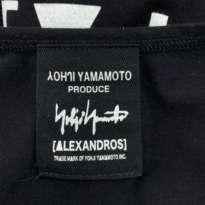 YOHJI YAMAMOTO POUR HOMME / ヨウジヤマモトプールオム | 2017AW | × ALEXANDROS / アレキサンドロス / ロゴプリントTシャツ | 1 | メンズ