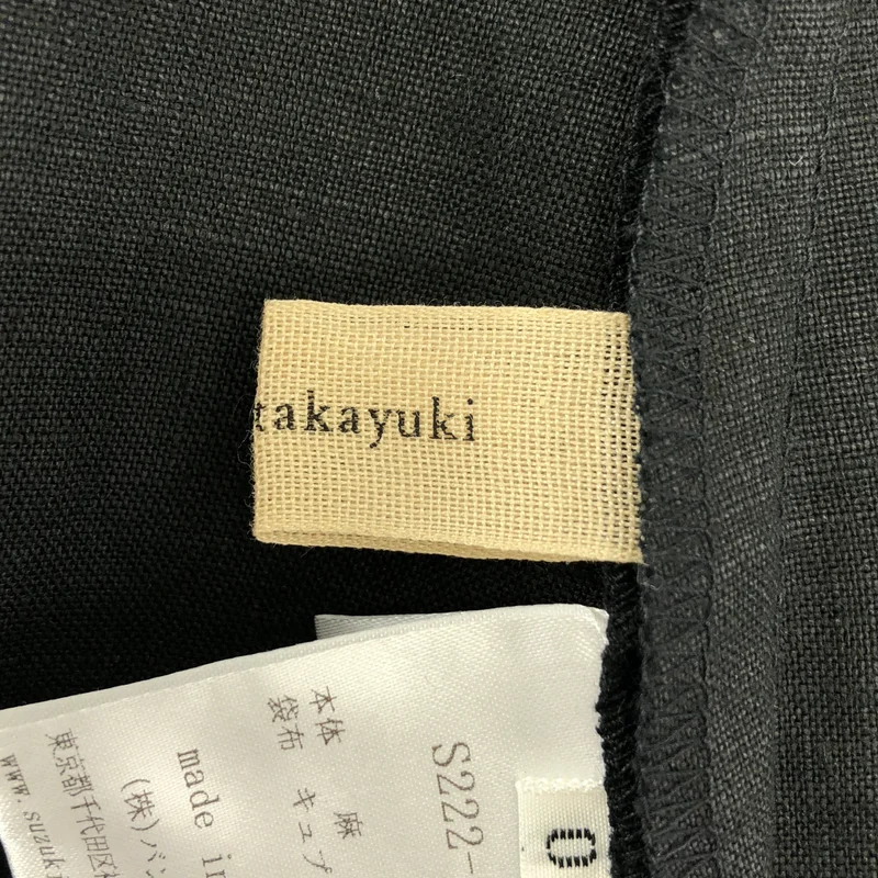 suzuki takayuki / スズキタカユキ | 2022SS | リネン イージーガウチョパンツ | 0 | レディース