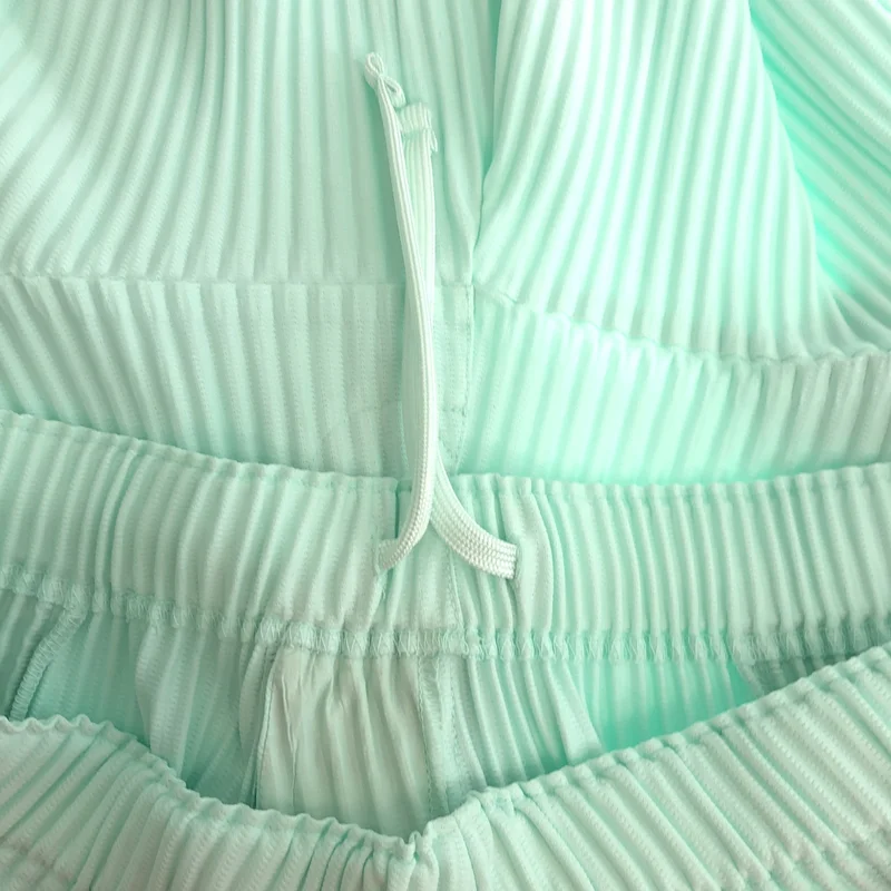 HOMME PLISSE ISSEY MIYAKE / オムプリッセイッセイミヤケ | 2025SS | KINETIC SCULPTURE / プリーツ ドローストリング ワイド イージーパンツ | 3 | メンズ