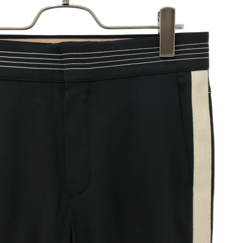 Chloe / クロエ | シルク混 ステッチ ラインパンツ | 34 | レディース