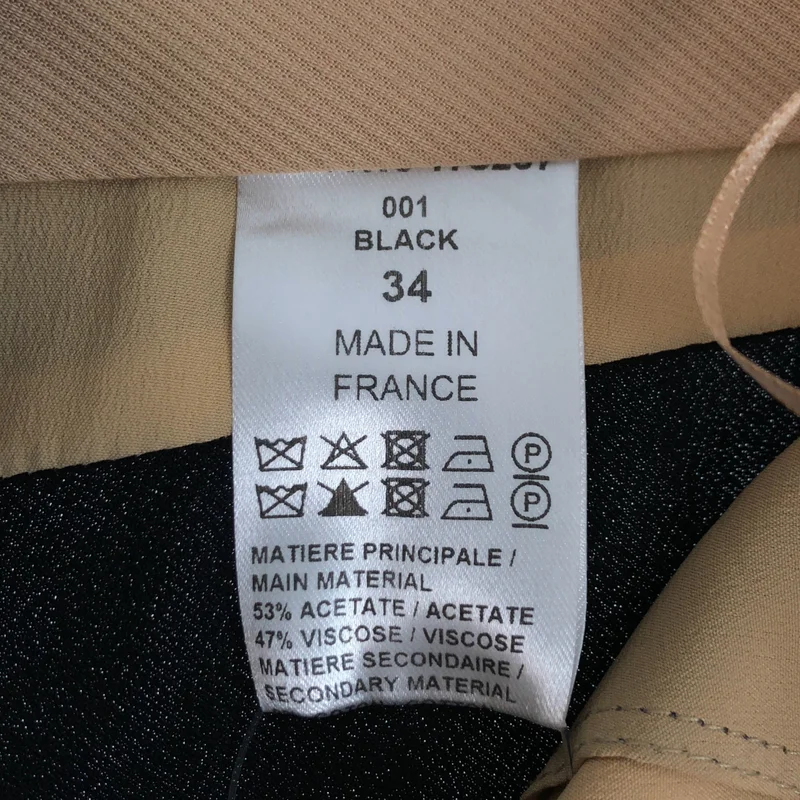 Chloe / クロエ | シルク混 ステッチ ラインパンツ | 34 | レディース