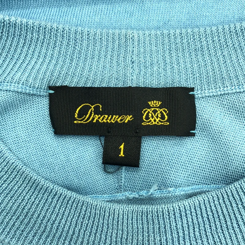 Drawer / ドゥロワー | Gコットンシルククルーネック ニット セーター | 1 | レディース