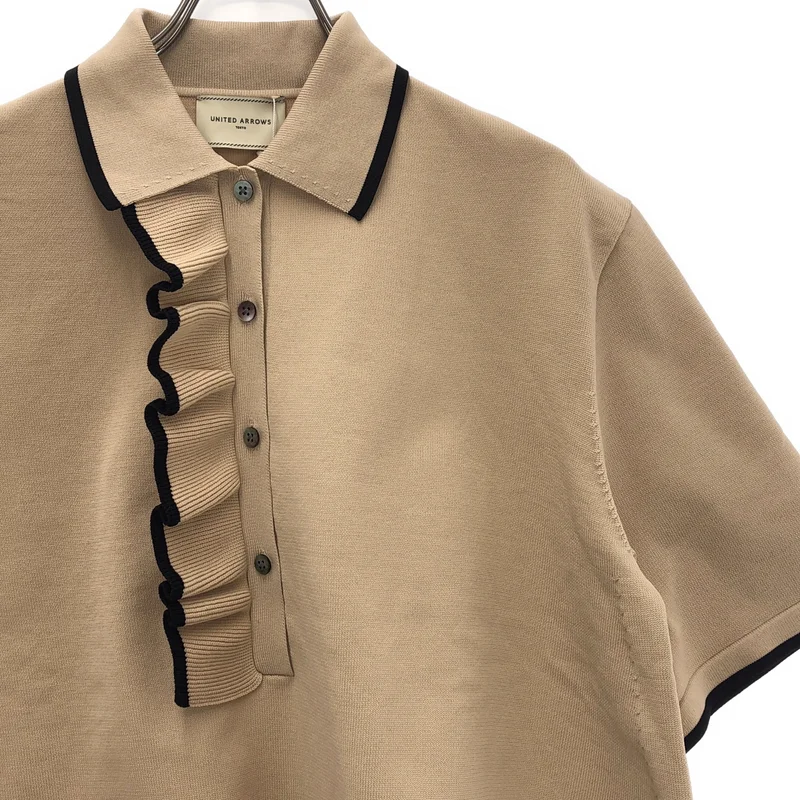 UNITED ARROWS / ユナイテッドアローズ | ミニマルフリル ニット 5SL |