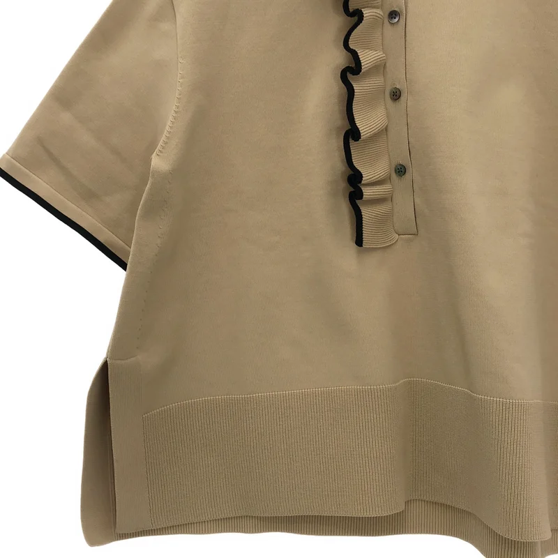 UNITED ARROWS / ユナイテッドアローズ | ミニマルフリル ニット 5SL |