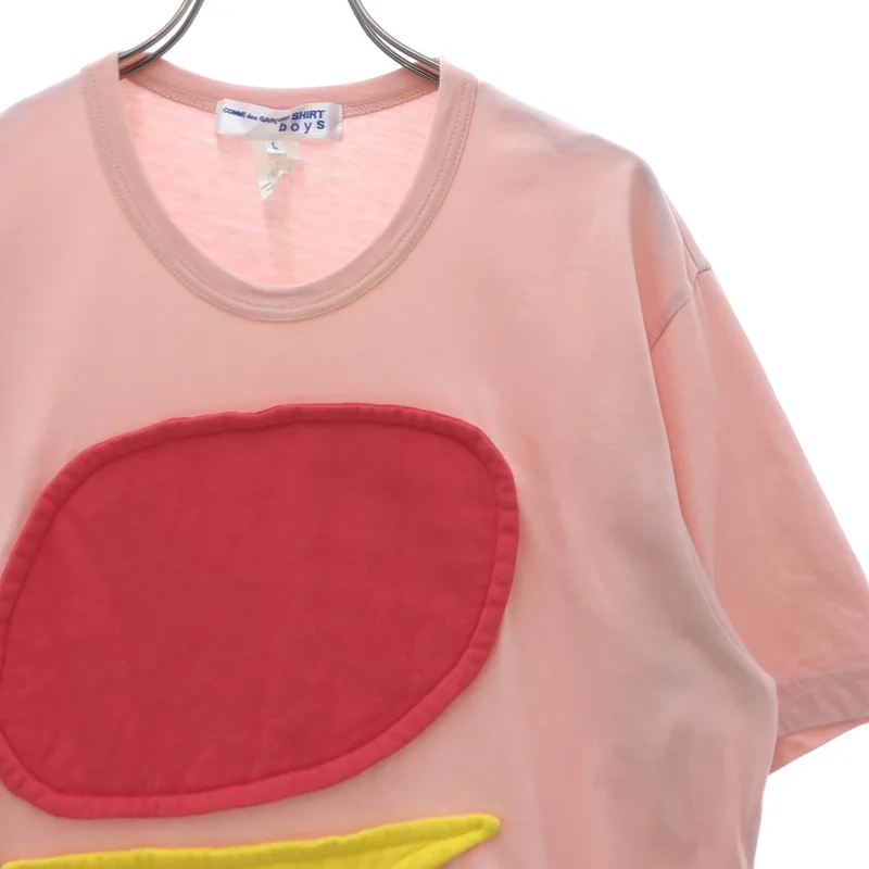 COMME des GARCONS SHIRT BOY / コムデギャルソンシャツボーイ | 2019AW | アップリケ Tシャツ | L | メンズ