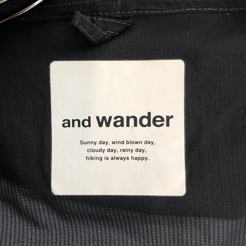and wander / アンドワンダー | ナイロン フーデッドジャケット | 0 | レディース