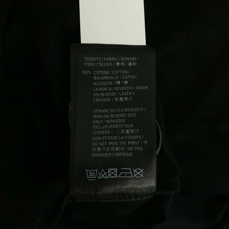 BALENCIAGA / バレンシアガ | コットン フロントロゴ クルーネック カットソー / 613969 | M | メンズ