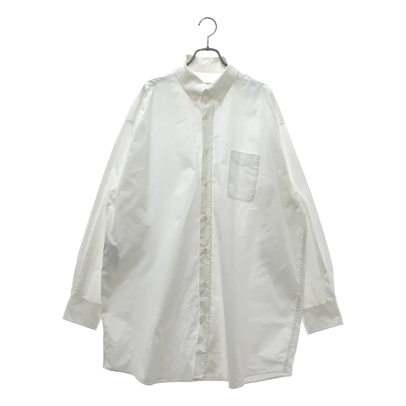 Maison Margiela / メゾンマルジェラ | 2021SS | ドレープボタンダウンシャツ_長袖 | 38 | レディース