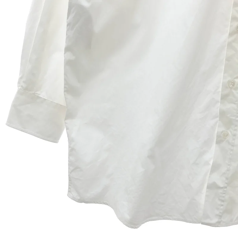 Maison Margiela / メゾンマルジェラ | 2021SS | ドレープボタンダウンシャツ_長袖 | 38 | レディース
