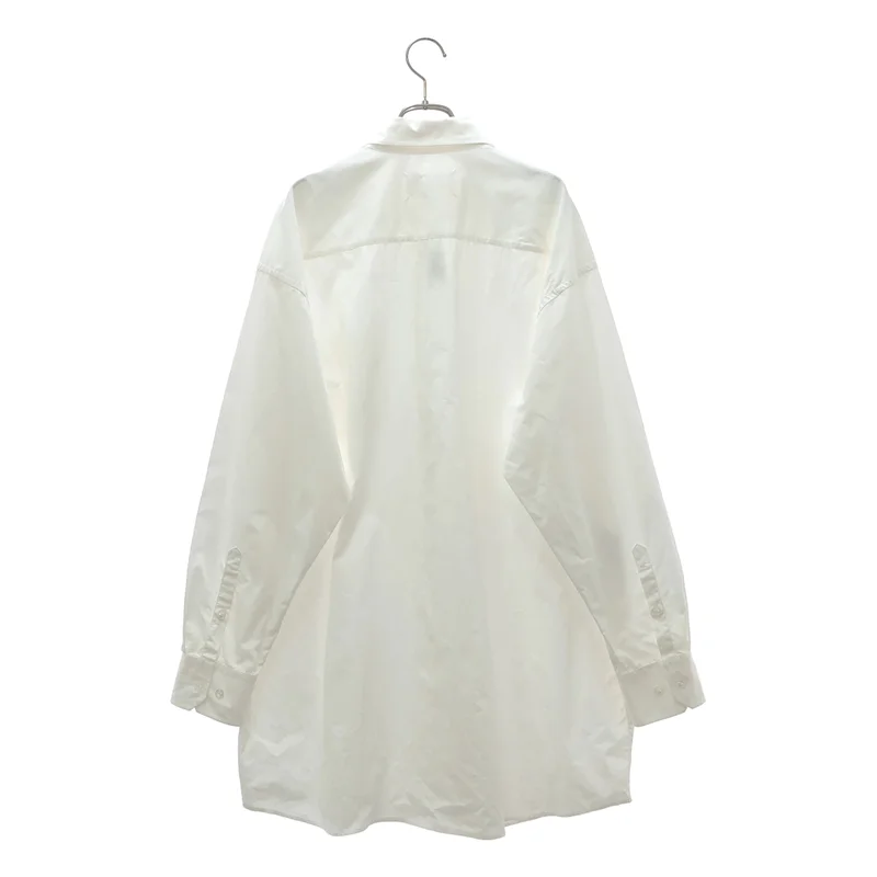 Maison Margiela / メゾンマルジェラ | 2021SS | ドレープボタンダウンシャツ_長袖 | 38 | レディース