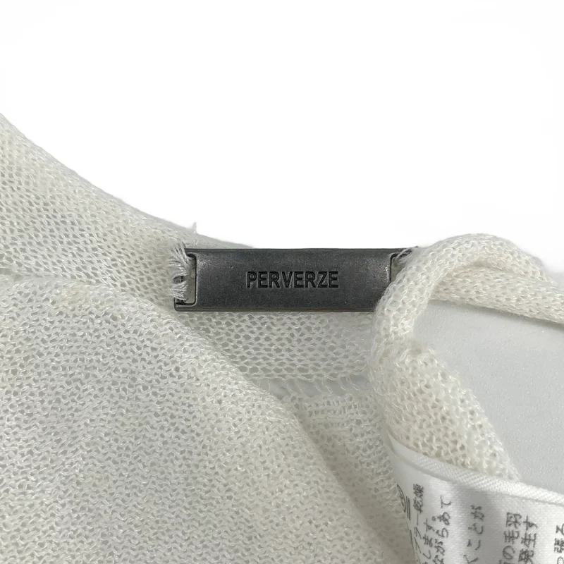 PERVERZE / パーバーズ | Ruffle String Knit ストール | F | その他