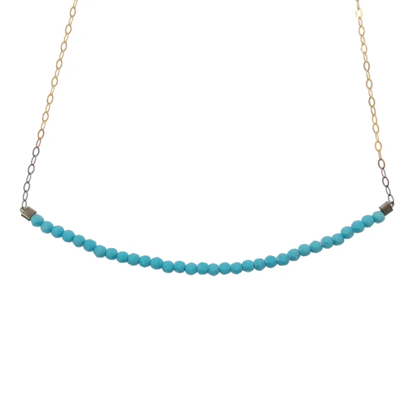 Sweet Pea / スイート ピー | H.P.FRANCE取扱 ビーズ切替 ネックレス / 18K |