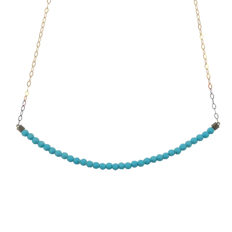 Sweet Pea / スイート ピー | H.P.FRANCE取扱 ビーズ切替 ネックレス / 18K |