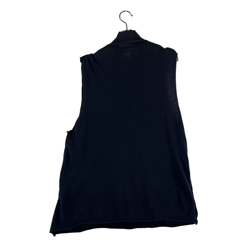 COMME des GARCONS SHIRT / コムデギャルソンシャツ | ウール カットオフ レイヤードデザイン ニットベスト | M | メンズ