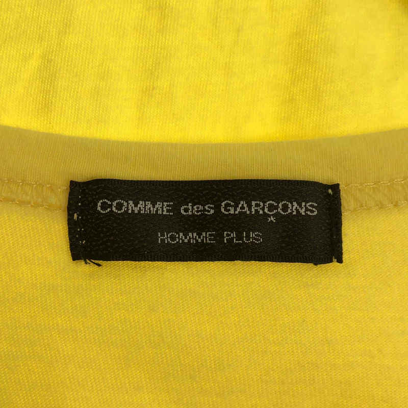 COMME des GARCONS HOMME PLUS / コムデギャルソンオムプリュス | AD2017 | コットン サイドベルト ラバースカル Tシャツ |