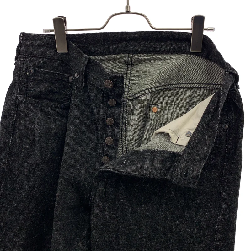 FULLCOUNT / フルカウント | Straight Black Selvedhe Denim ストレート デニムパンツ | 30 | メンズ
