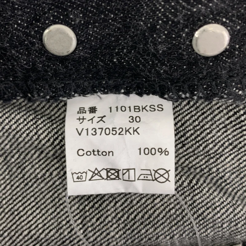 FULLCOUNT / フルカウント | Straight Black Selvedhe Denim ストレート デニムパンツ | 30 | メンズ