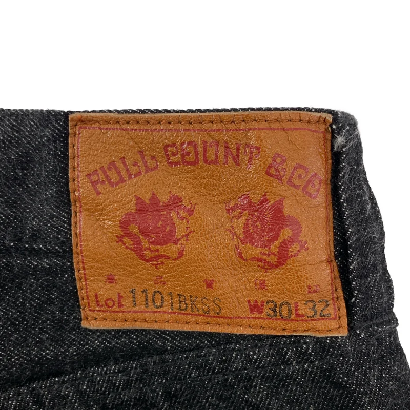 FULLCOUNT / フルカウント | Straight Black Selvedhe Denim ストレート デニムパンツ | 30 | メンズ