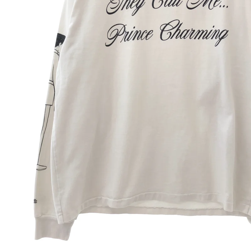 UNUSED / アンユーズド | × Disney / Prince Charming プリント ロングスリーブTシャツ | 2 | メンズ