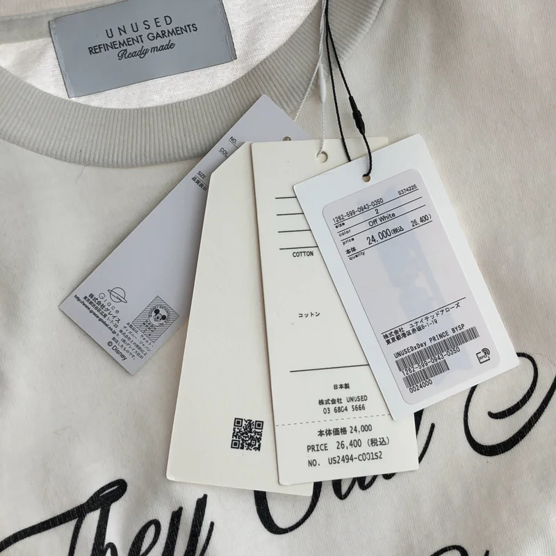UNUSED / アンユーズド | × Disney / Prince Charming プリント ロングスリーブTシャツ | 2 | メンズ