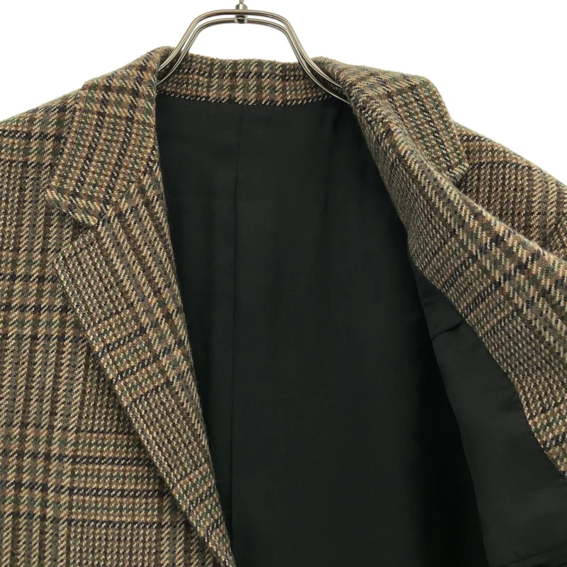 CELINE / セリーヌ | プレッピー ウール ツイード ブレザー チェック ジャケット | 36 | レディース