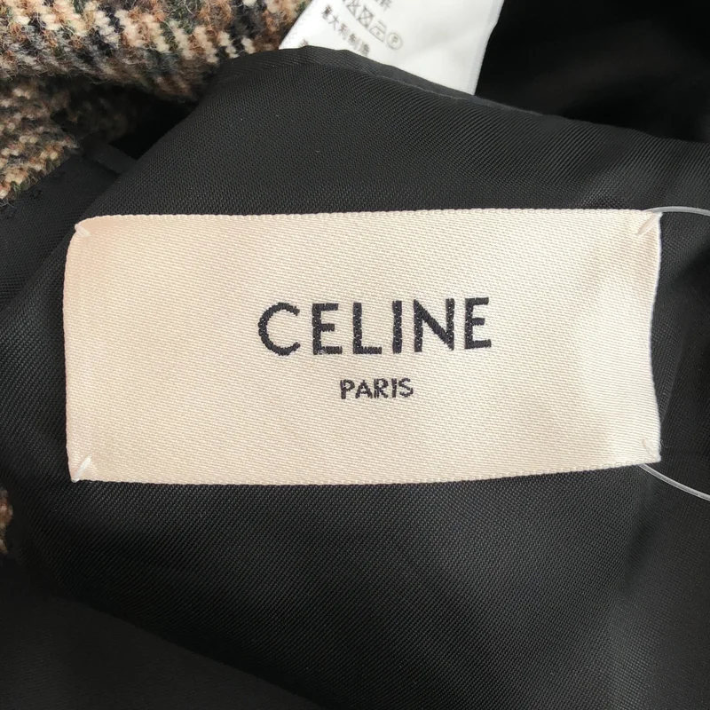 CELINE / セリーヌ | プレッピー ウール ツイード ブレザー チェック ジャケット | 36 | レディース