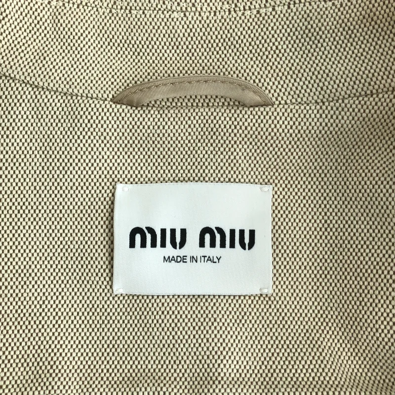 miu miu / ミュウミュウ | ジャガード ジャケット | 40 | レディース