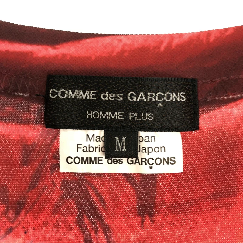 COMME des GARCONS HOMME PLUS / コムデギャルソンオムプリュス | 2024SS | 転写プリント Tシャツ | M | メンズ