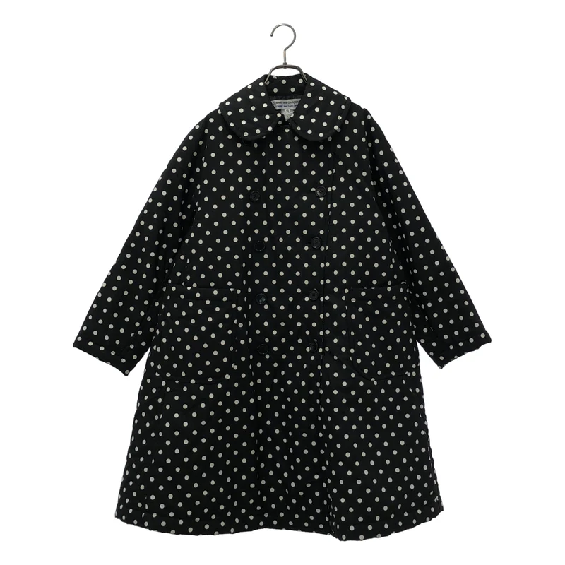 COMME des GARCONS COMME des GARCONS / コムコム | ドット 中綿 ロングコート W18C003 | XS | レディース