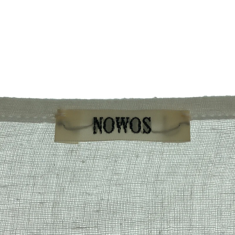 NOWOS / ノーウォス | コットン 皺加工 シャツ |