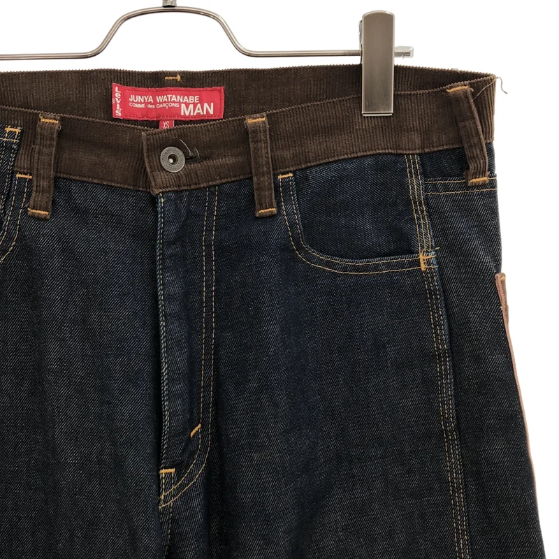 JUNYAWATANABE COMMEdesGARCONS MAN / ジュンヤワタナベマン | 2011AW | × Levi's / 異素材切り替え デニムペインターパンツ | XS | メンズ