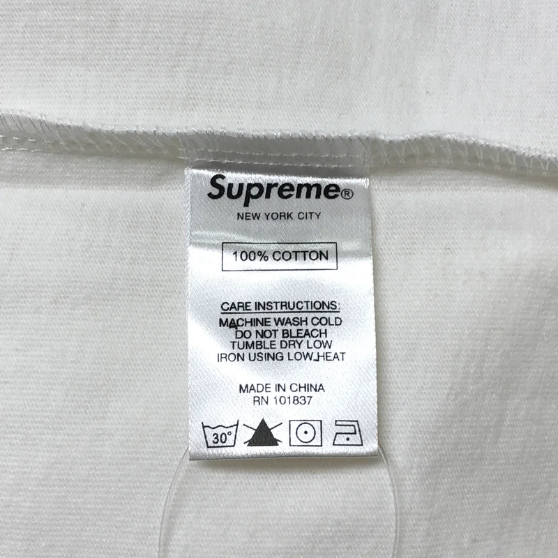SUPREME / シュプリーム | Mesh Stripe Pocket Tee / メッシュ ロゴポケット Tシャツ カットソー | M | メンズ